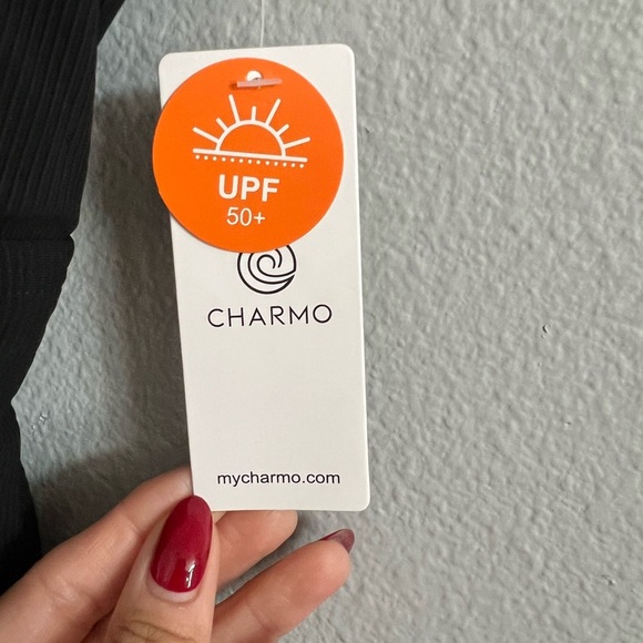 NWT Black Scalloped One-Piece Swimsuit - Picture 3 of 6